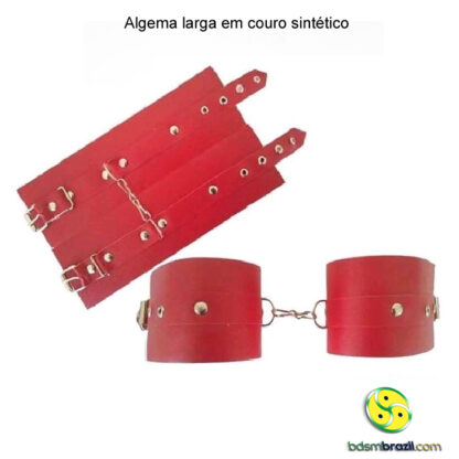 Algema larga em couro sintético - Image 3