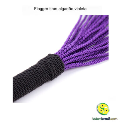 Flogger tiras algadão violeta - Image 3