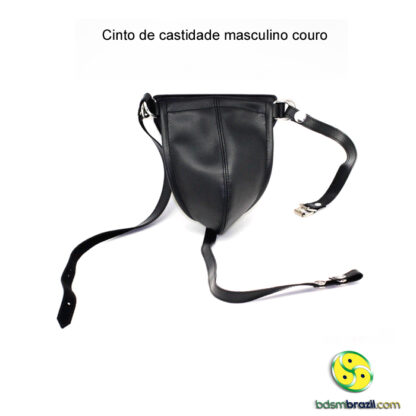 Cinto de castidade masculino couro - Image 2