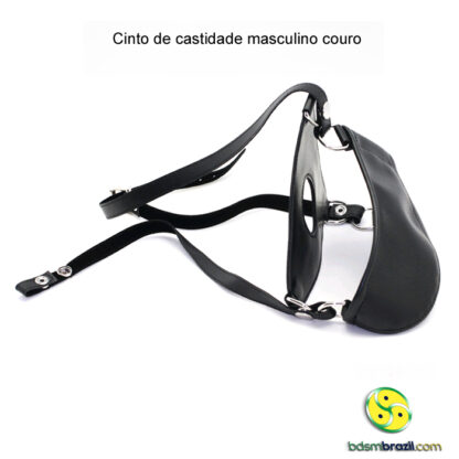 Cinto de castidade masculino couro - Image 3