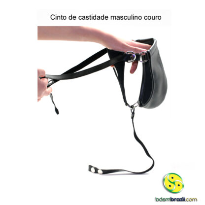 Cinto de castidade masculino couro - Image 5