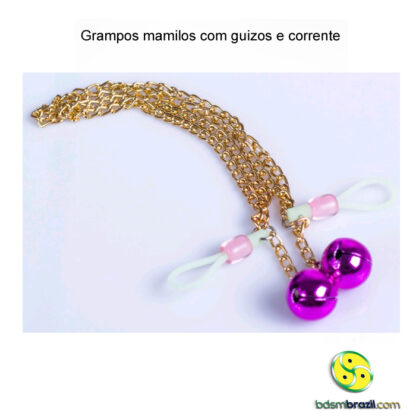 Grampos mamilos com guizos e corrente - Image 2