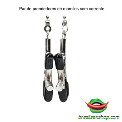 Par de prendedores de mamilos com corrente - Image 4