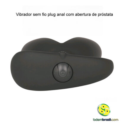 Vibrador sem fio plug anal com abertura de próstata - Image 3