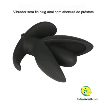 Vibrador sem fio plug anal com abertura de próstata - Image 4