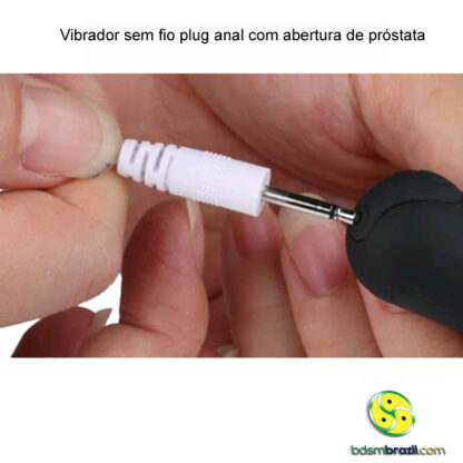 Vibrador sem fio plug anal com abertura de próstata - Image 7