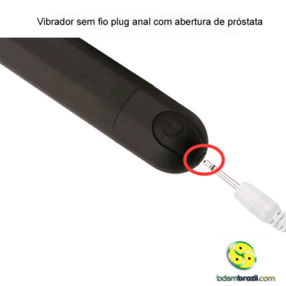 Vibrador sem fio plug anal com abertura de próstata - Image 8