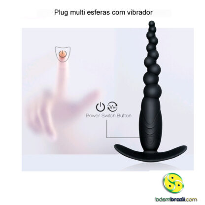 Plug multi esferas com vibrador - Image 2