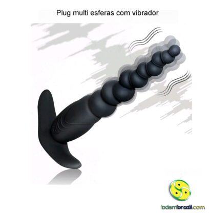 Plug multi esferas com vibrador - Image 3