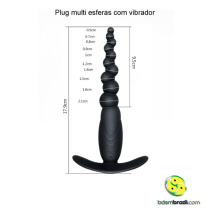 Plug multi esferas com vibrador - Image 5