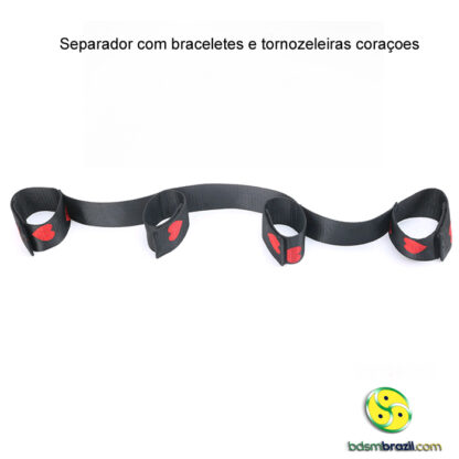 Separador com braceletes e tornozeleiras coraçoes - Image 4