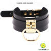 Coleira anel dourado - Imagem 2