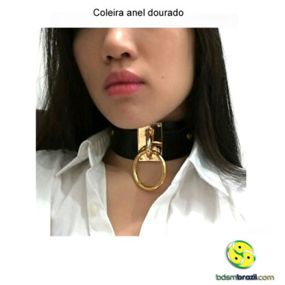 Coleira anel dourado - Image 4