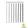 Kit progressivo 4 sondas uretrais silicone - Imagem 2