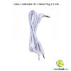 Cabo 2 elétrodos DC 3.5mm Plug 2.0 mm