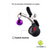 Par de grampos vibradores com guizo - Image 3