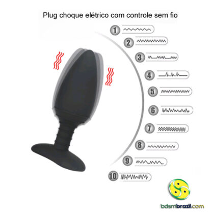 Plug choque elétrico com controle sem fio - Image 2