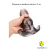 Plug enema de silicone diametro 7 cm