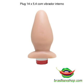 Plug 14 x 5,4 com vibrador interno