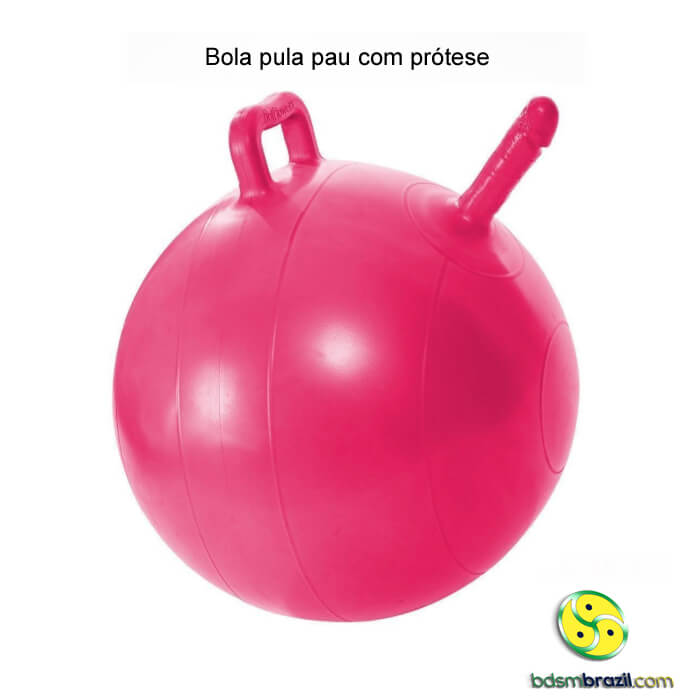 Bola pula pau com prótese