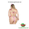 Mini fantasia gatinha plus size