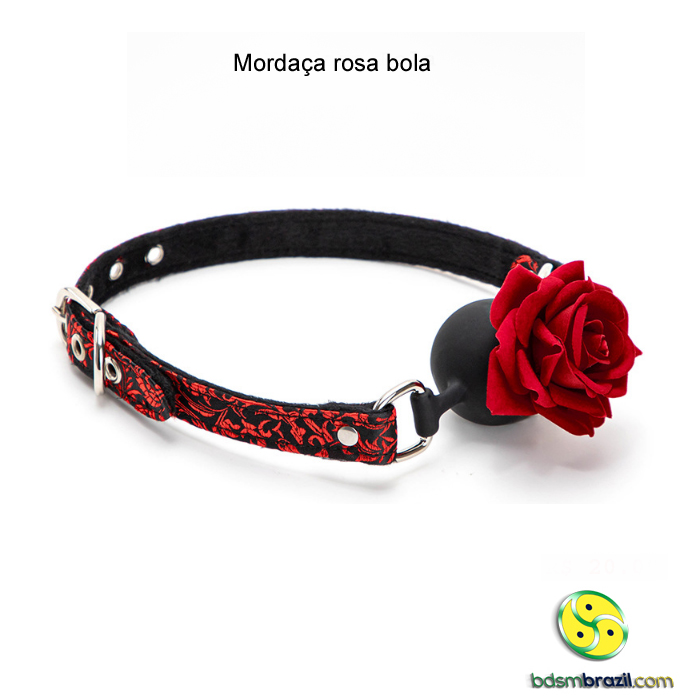 Mordaça rosa bola | Brasil Sexshop