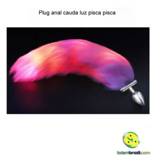 Plug anal cauda luz pisca pisca