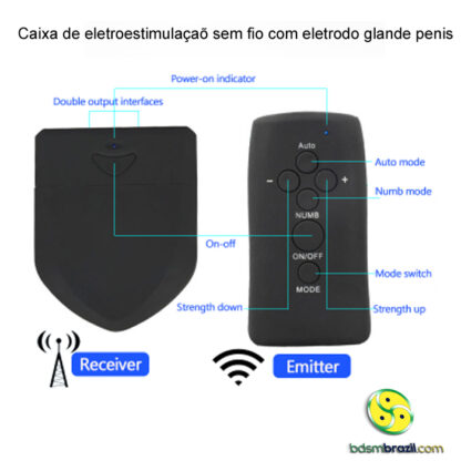 Caixa de eletroestimulaçaõ com eletrodo glande penis - Image 6