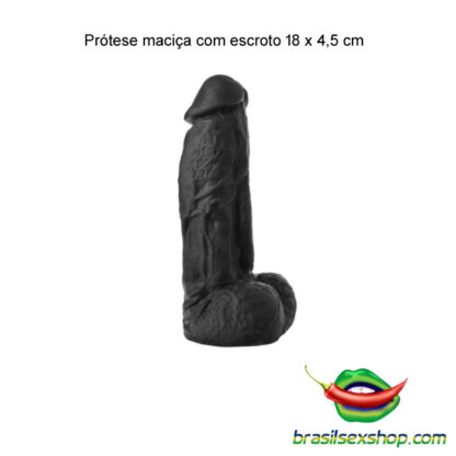 Prótese maciça com escroto 18 x 4,5 cm - Image 3