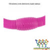 Vibradores aneis dobráveis dupla cabeça - Image 4