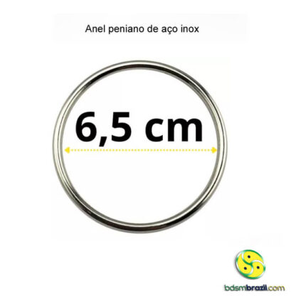 Anel peniano de aço inox