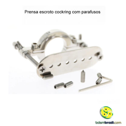 Prensa escroto cockring com parafusos - Image 7