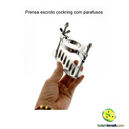 Prensa escroto cockring com parafusos - Image 8