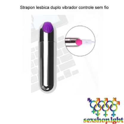 Strapon lesbica duplo vibrador controle sem fio - Image 2