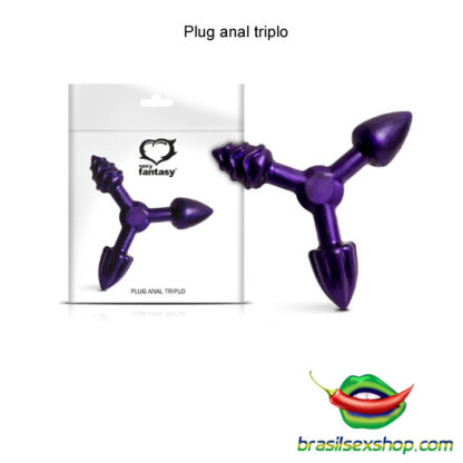 Plug anal triplo