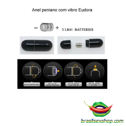 Anel peniano com vibro Eudora - Image 8