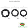 Kit com 3 aneis penianos - Image 3