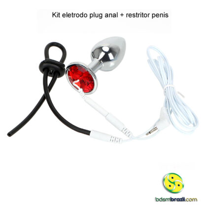 Kit eletrodo plug anal + restritor penis - Image 2