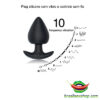 Plug silicone com vibro e controle sem fio - Image 2