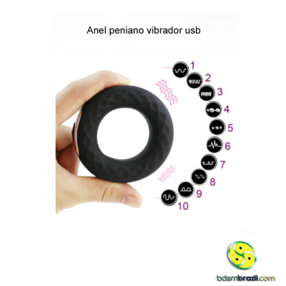 Anel peniano vibrador usb - Image 4