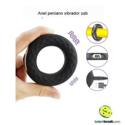 Anel peniano vibrador usb - Image 5