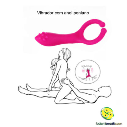 Vibrador com anel peniano - Image 2