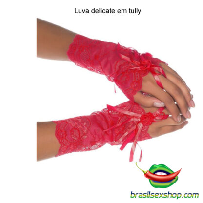 Luva delicate em tully