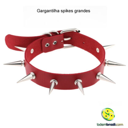 Gargantilha spikes grandes - Image 3