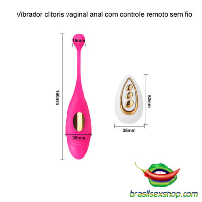 Vibrador clitoris vaginal anal com controle remoto sem fio - Image 5