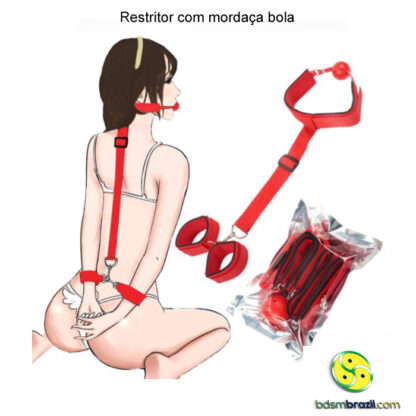 Restritor com mordaça bola - Image 2