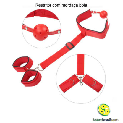 Restritor com mordaça bola - Image 4