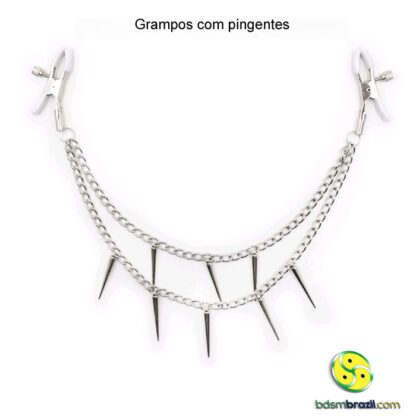 Grampos com pingentes