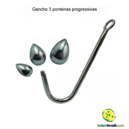 Gancho 3 ponteiras progressivas