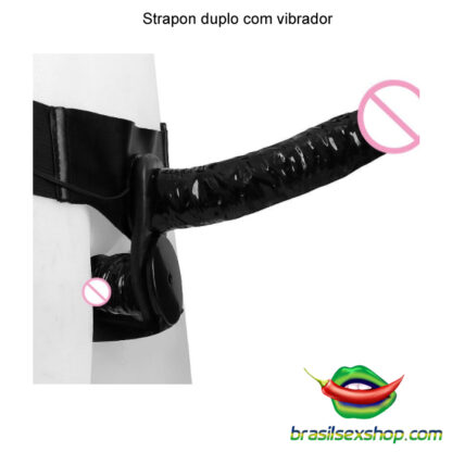 Strapon duplo com vibrador - Image 2